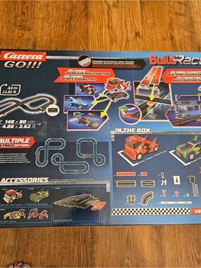 Carrera Build 'n Race Track Set - Blue & Red